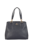 Minetta 2-Way, &pound;210, Handbags, Navy, Leather, Front view
